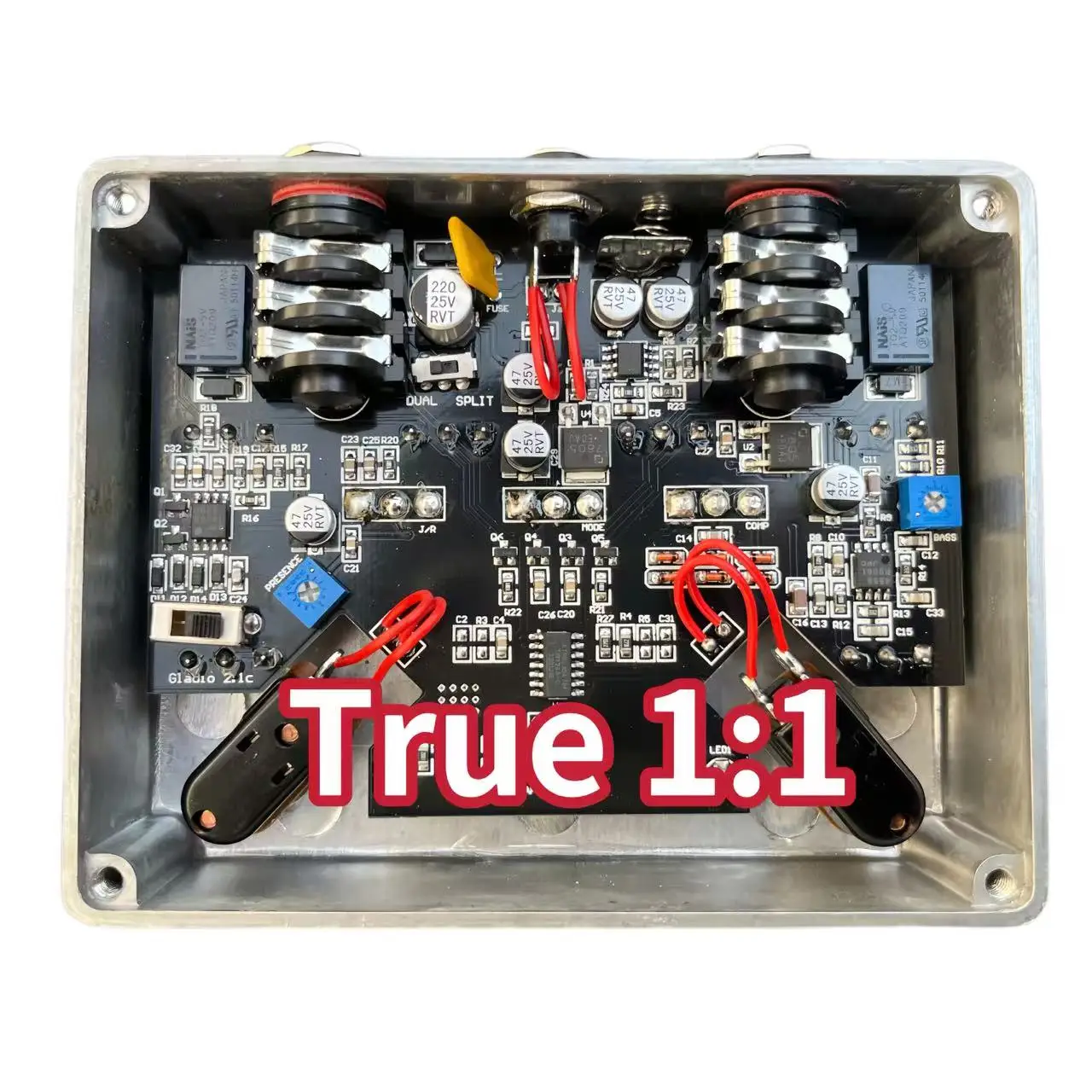 BIG MAN GLADIO Guitar Effect Pedal Distortion Overdrive Dual Overdrive Preamp with True Bypass 1:1