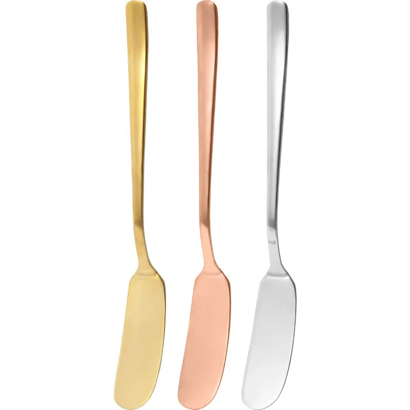 Butter Knife 1Pc 304 Stainless Steel Long Handle Multipurpose Western Tableware