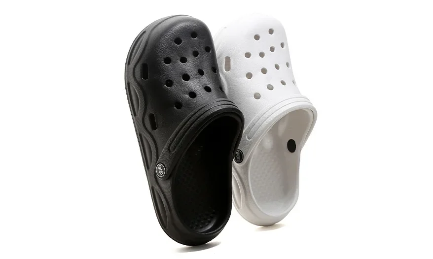 Herren Sommer Outdoor-Schuhe mit halbbedeckter Ferse, Garten- und Strandschuhe, Partner-Clogs, atmungsaktives EVA-Material, bequeme Sandalen – Detail 23
