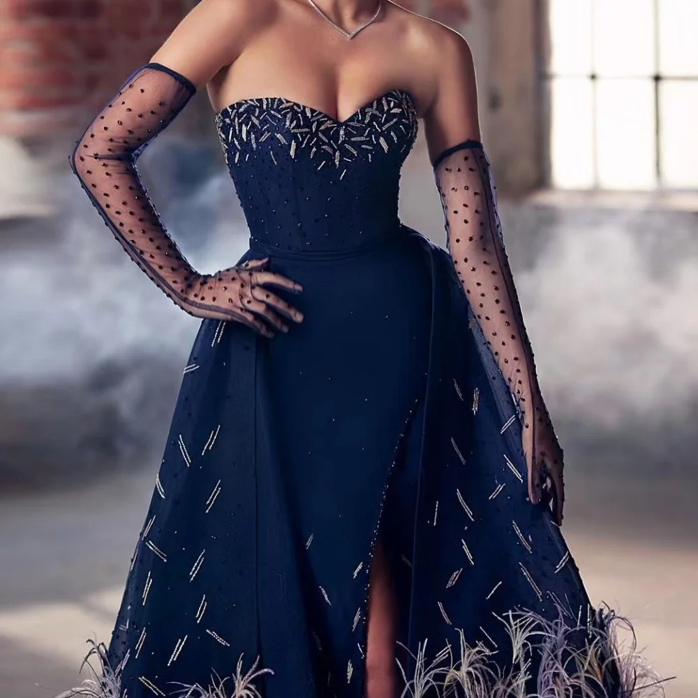 

Muloong Sweetheart Ankle-Length Women Elegant And Pretty Luxury Prom Dress