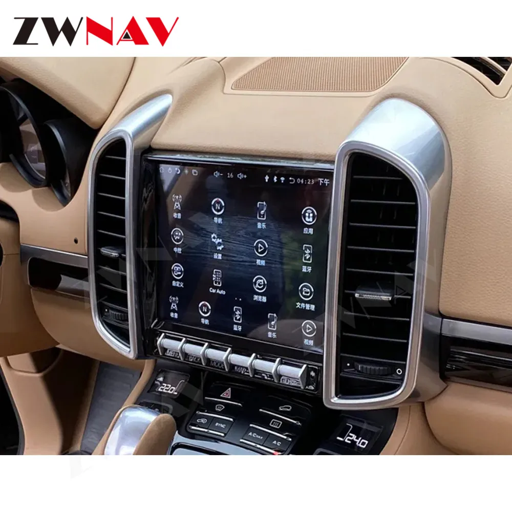 

Carplay For Porsche Cayenne 2010-2016 HD Android Screen Stereo Automotive Multimedia Central Bluetooth Head Unit Accessories LCD