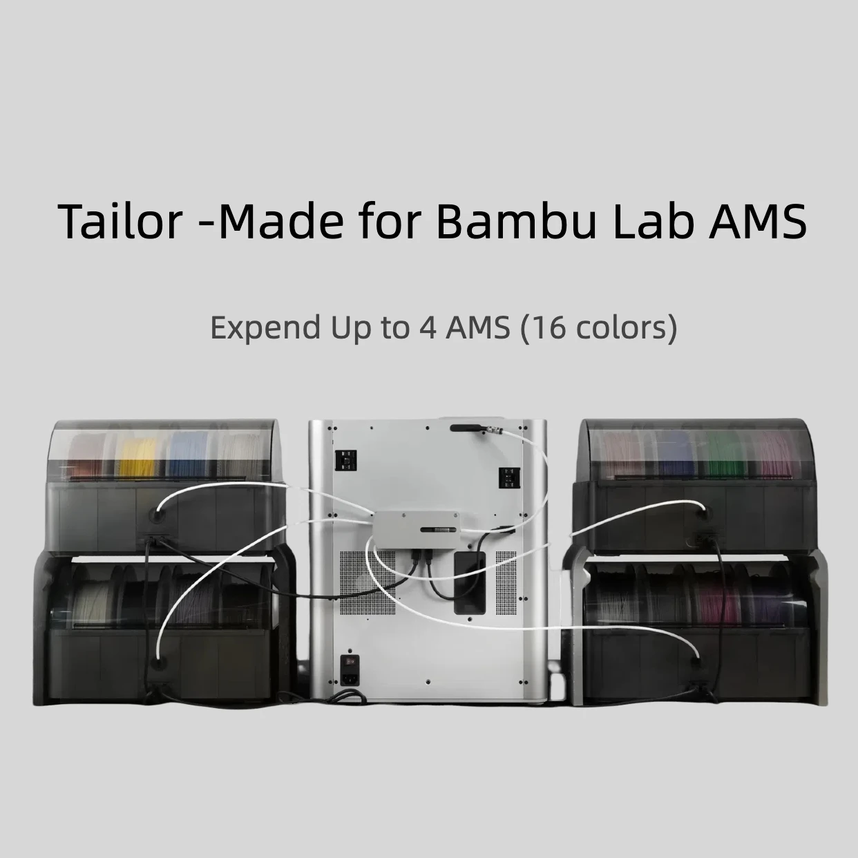 Bambu Lab AMSハブ拡張AMS接続用 Bambu X1/P1シリーズプリンターAMS 