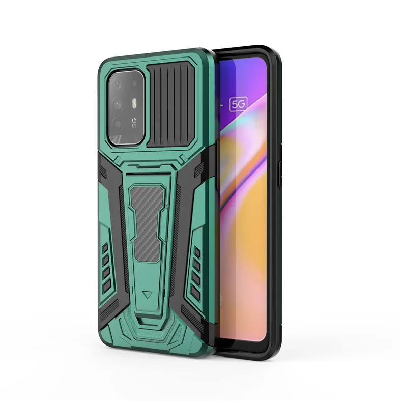 

Shockproof Case For Oppo Reno 5z 5f A94 F19 Pro Plus + 5g Luxury Case Chariot Bumper Back Shell For Realme 8 Pro Funda Cover