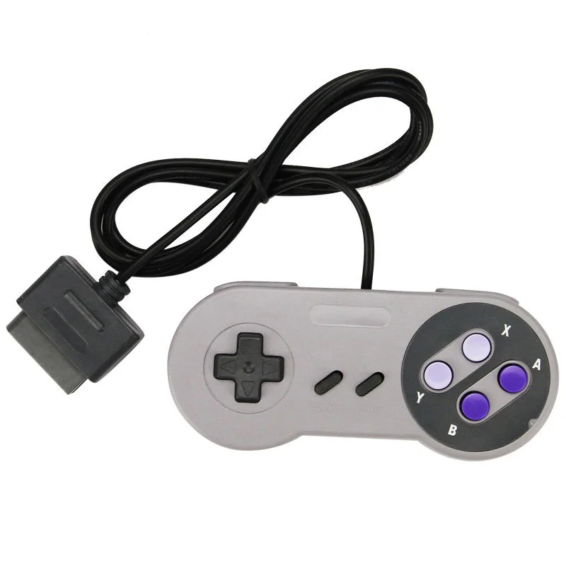 2Pcs Joypad Gamepad Controller Pad Per Nintendo Super Famicom Snes Fighting Commander Controller Per Nintendo