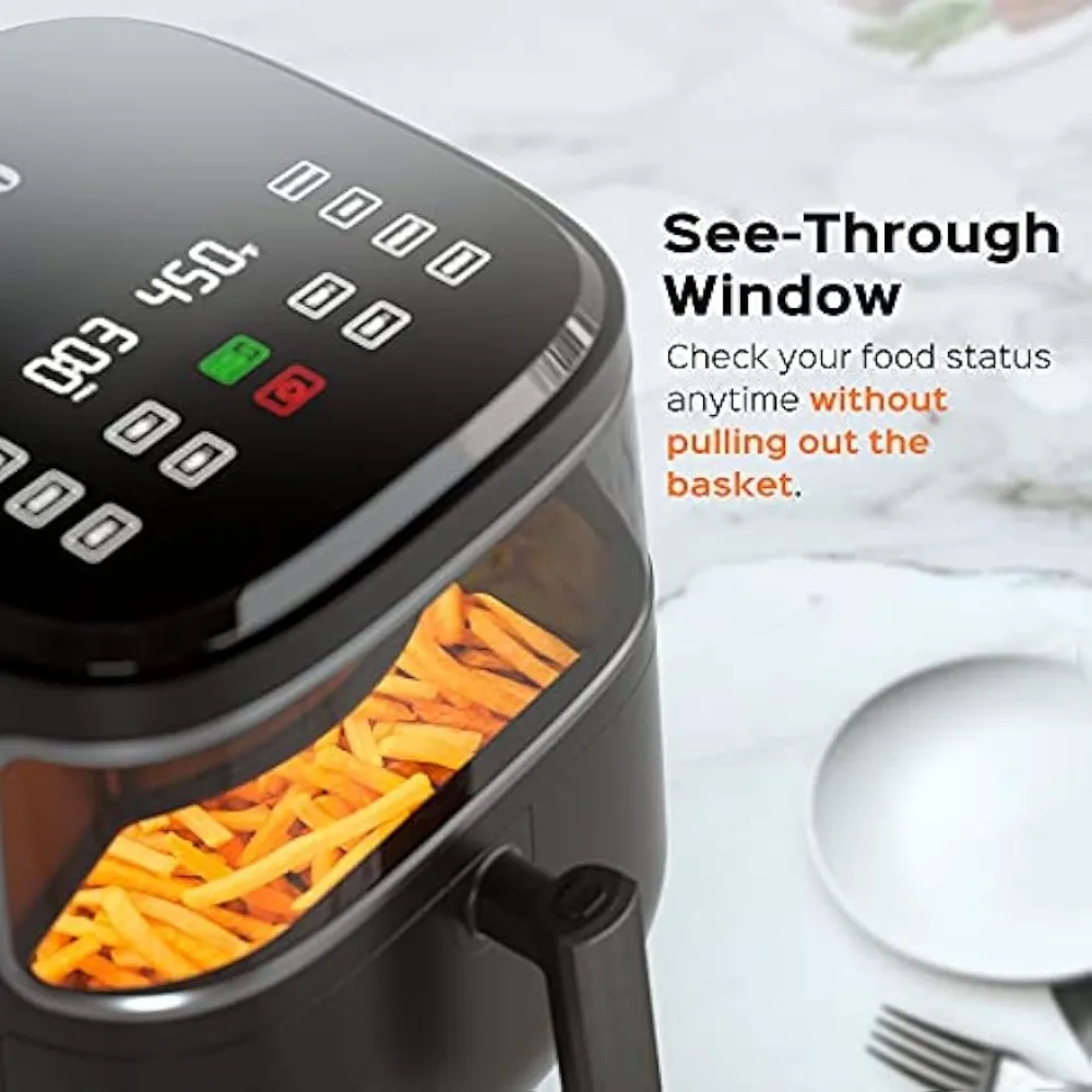 Dreo Air Fryer Pro Max, 6.8QT, 11-in-1 Digital Air Fryer Oven Cooker with Visible Window, 100 Recipes 6