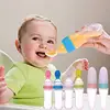 Squeezing Feeding Bottle Silicone Newborn Baby Training Rice Spoon Infant Cereal Food Supplement Feeder Safe Tableware Tools 1