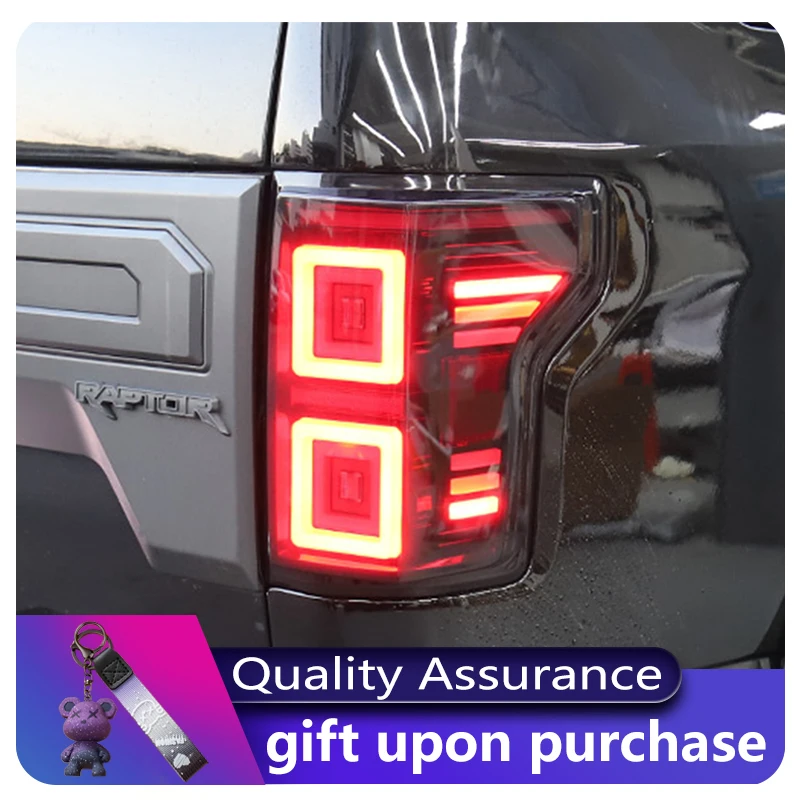 

Auto Taillights For Ford Raptor F150 F-150 2015-2017 Tail Light DRL Rear Lamp Signal Dynamic LED Modified Brake Car Automatic Ac