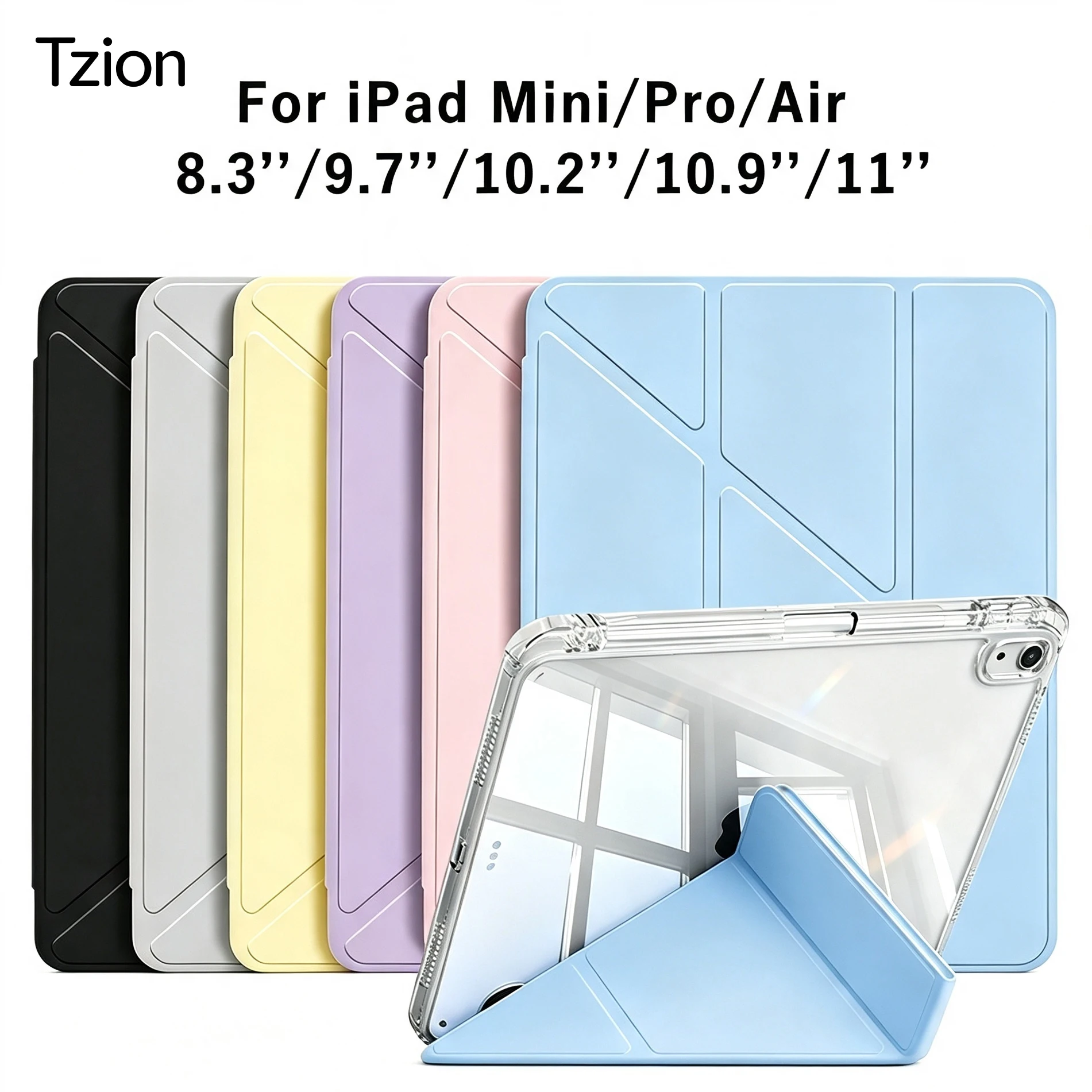 Universal Tablet Smart Cover with Enhanced Protection and Versatile Design