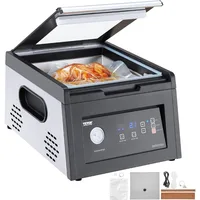 VEVOR Chamber Vacuum Sealer, 380W Vacuum Pump Power, Vacuum Packing Machine for Wet Foods, Meat, Compact Design 1