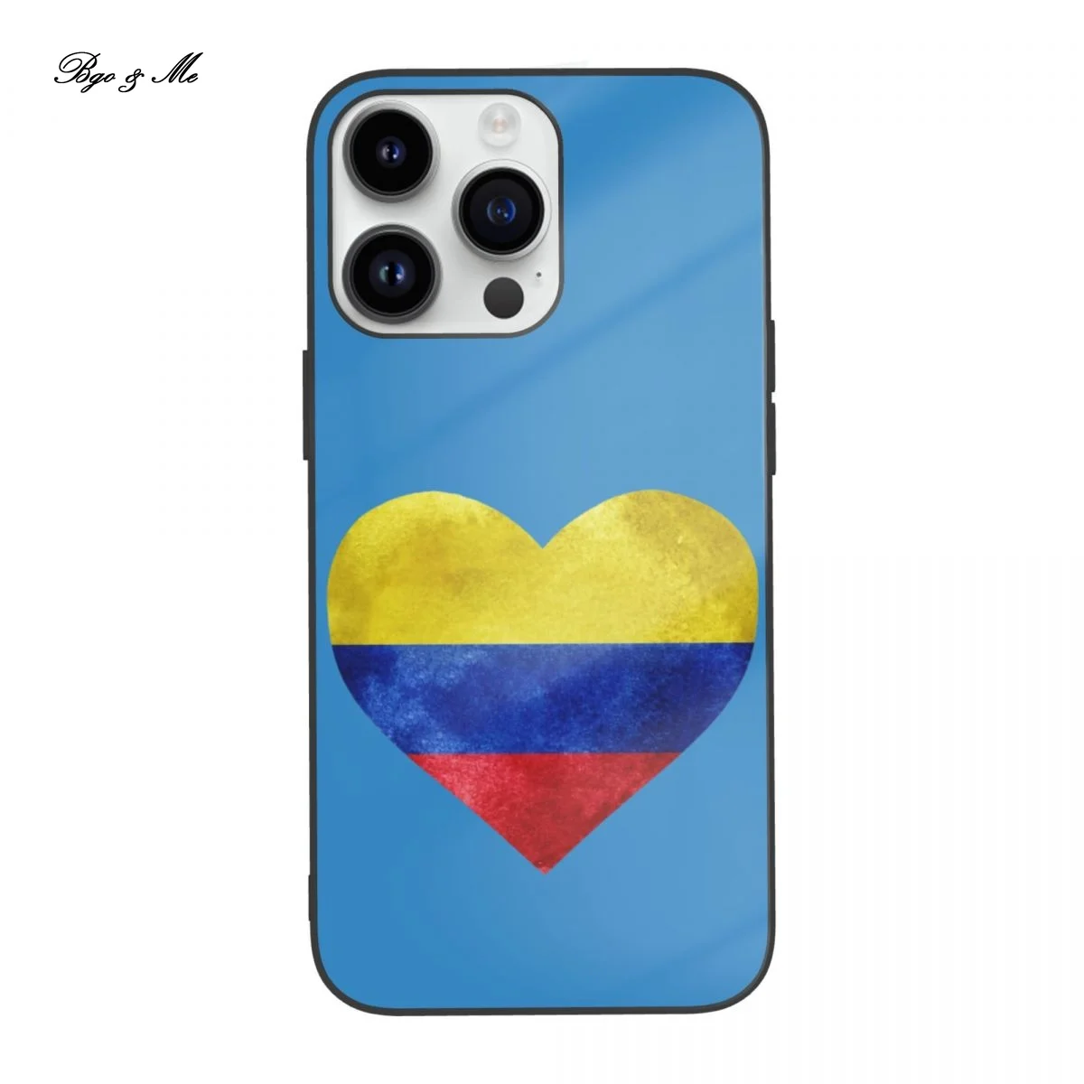 

IPhone 14 Cases Show Your Playful Side with a Black TPU Phone Case Colombian Heart Design Suitable for Everyone