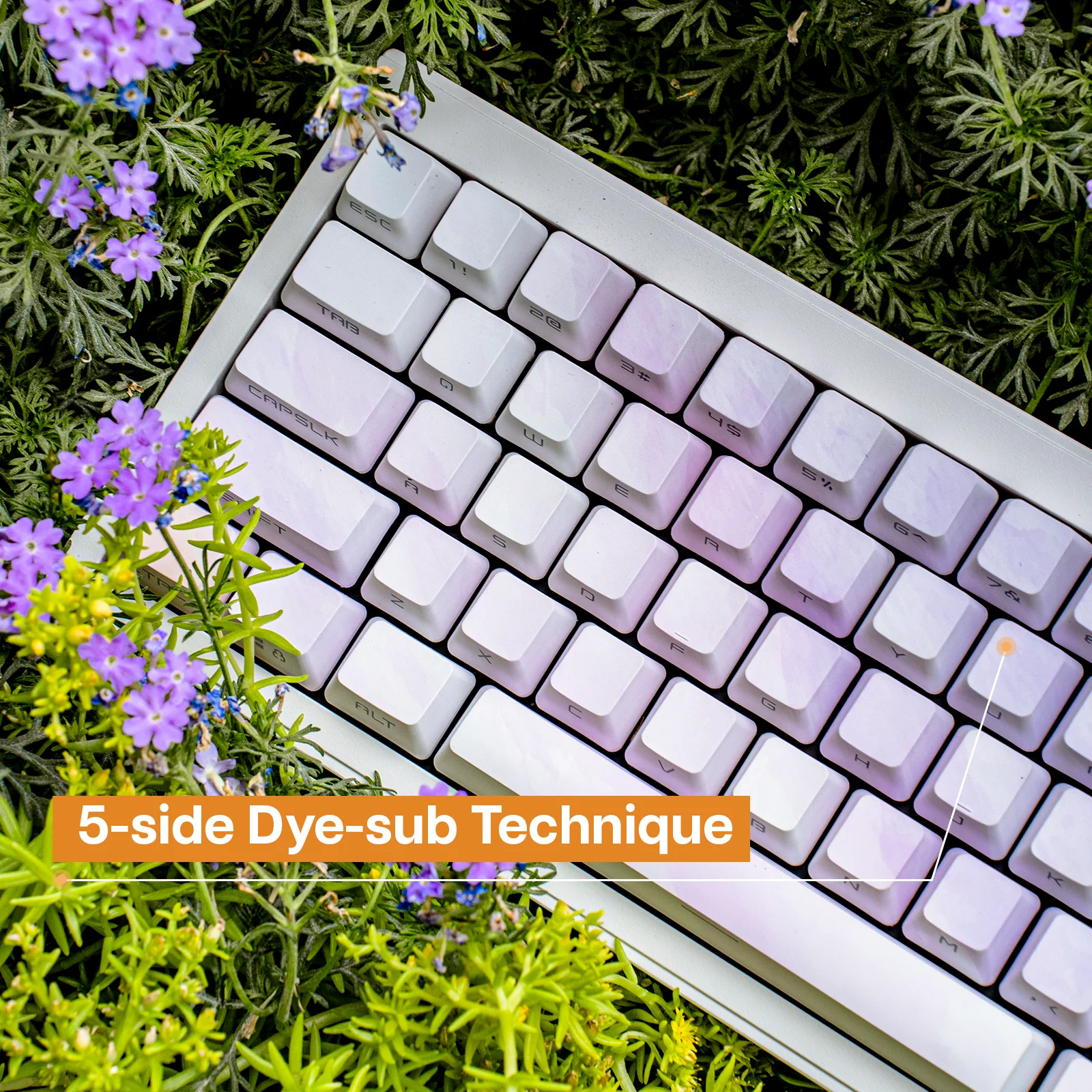 キーボード DrunkDeer G65 / Peach Sunset Keycaps Set DrunkDeer G65 - Wired Actuation Distance Adjustable HE