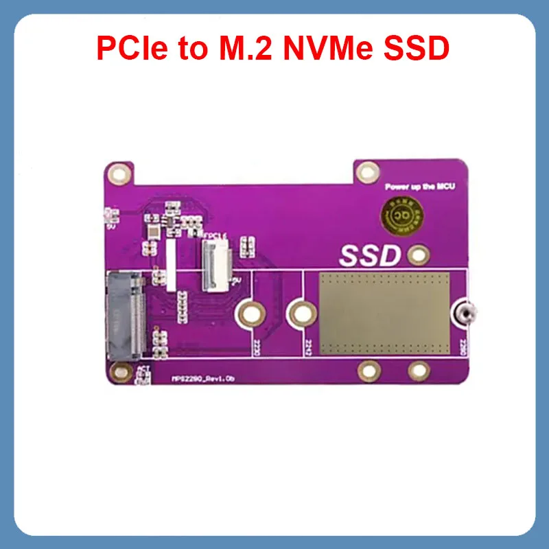 Placa de Expansão de Alta Velocidade Pcie para Ssd M.2 Raspberry pi Nvme Gen Gen m m Interface Chave para Rpi no Ssd M.2 e Rpi 5 - Imagem 3