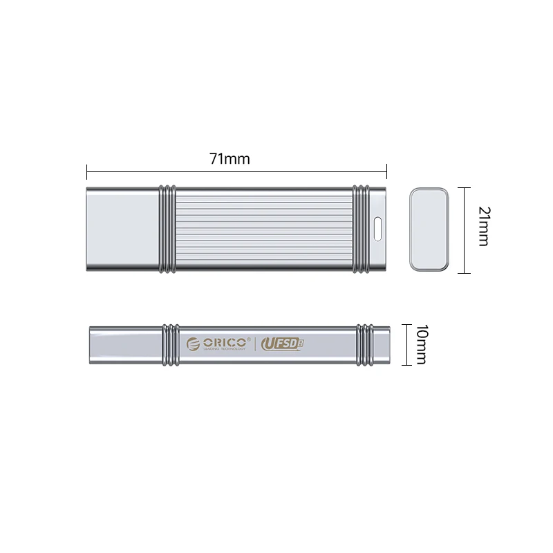 Orico-usb 3.0 unidade flash de metal, tipo