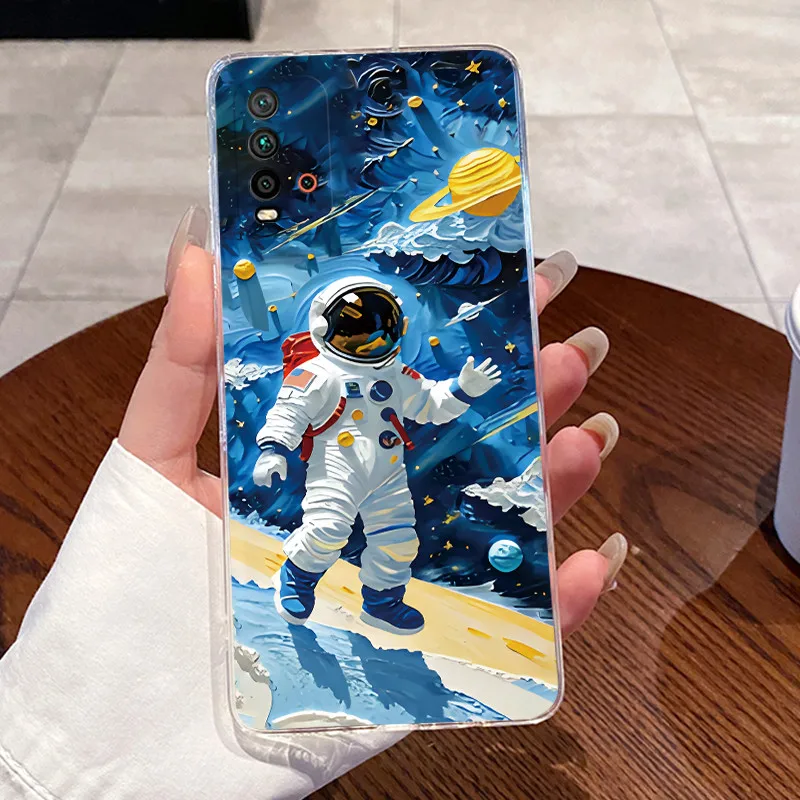 Luxury Aesthetic Transparent Cat Design Soft TPU Silicone Phone Case