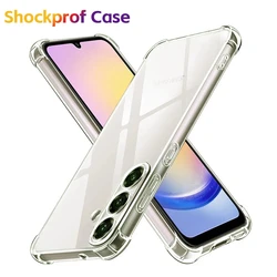 Soft Silicone Clear Phone Case - Durable Transparent Back Cover (For Samsung A54)