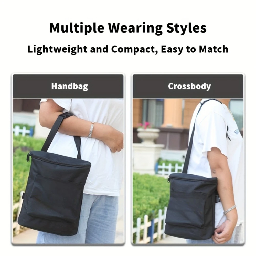 Large Capacity Oxford Cloth Handlebar Bag Removable Storage Bag Suitable for Motorcycles and Electric Vehicles