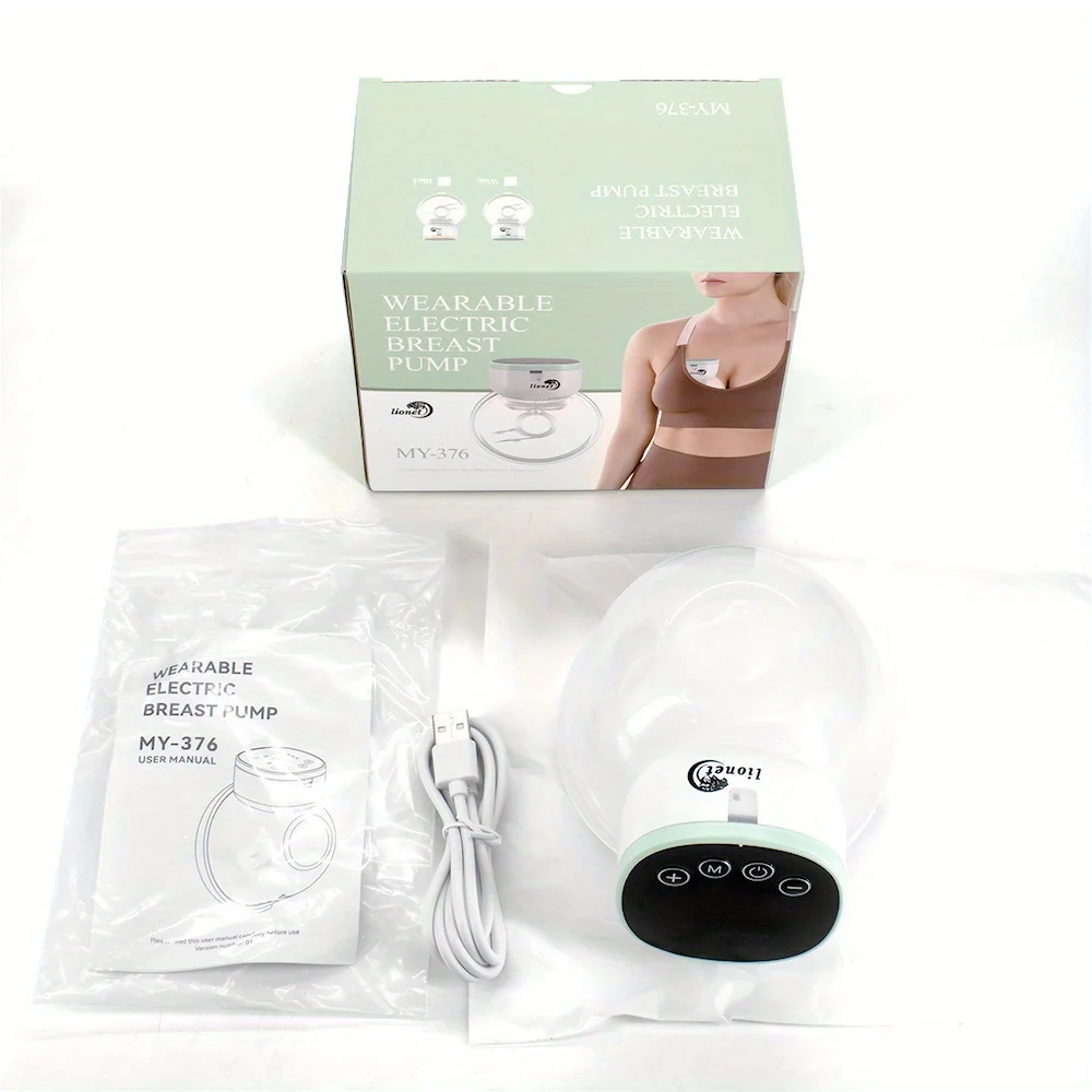 Electric Breast Pump Silent Milk Collection Hands-free Invisible Automatic Intelligent Breast Pump Portable A Must-have At Home breast pump breast milk catcher