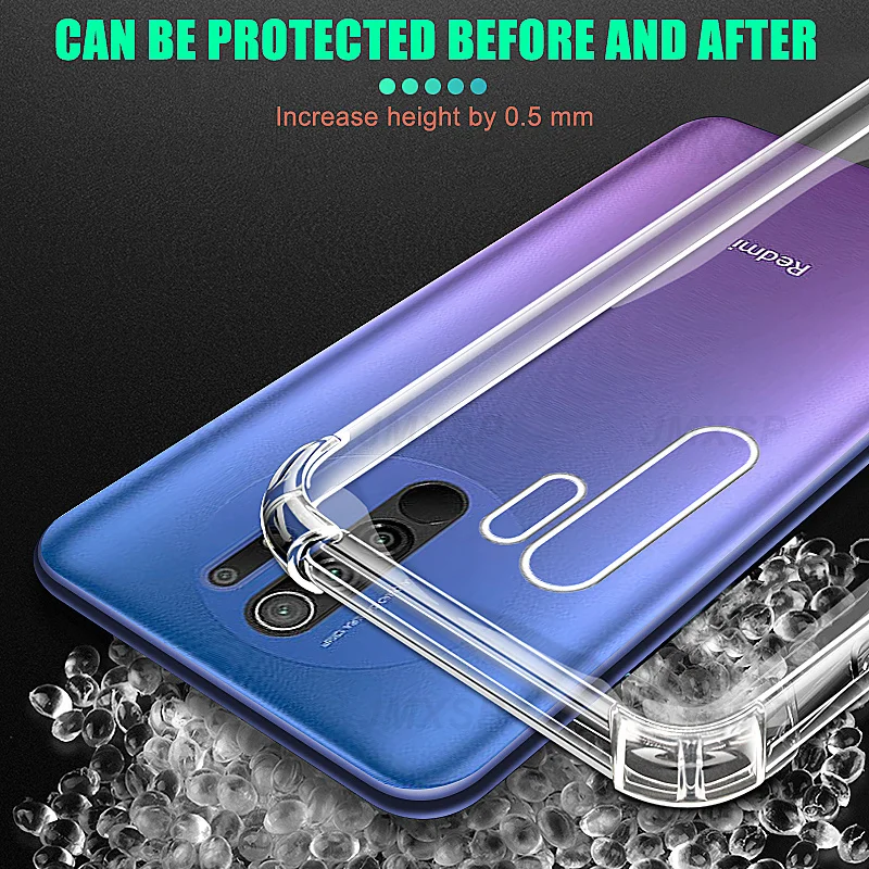 Противоударный Прозрачный чехол для Xiaomi Redmi Note 11 10 9 11E Pro ...