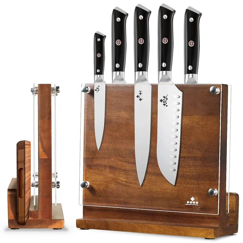 Icon Chef Double-Sided Magnetic Knife Block
