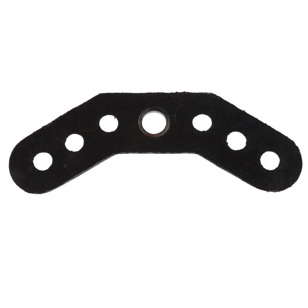 2-4pack Durable Archery Wrist Sling Leather Yoke Bracket Mount Rack Black