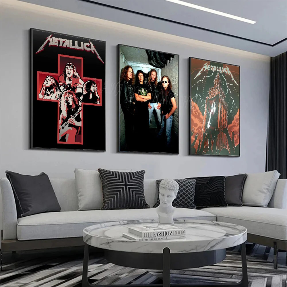 

1pc-Metal-Band-M-Metallicas Poster Wall Art Home Decor Room Decor Digital Painting Living Room Restaurant Kitchen Art