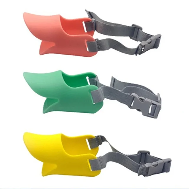 Dog Muzzle Silicone Duck Muzzle Mask for Pet Dogs Anti Bite Stop Barking Small Large Dog Mouth Muzzles Pet Dog Accessories 5