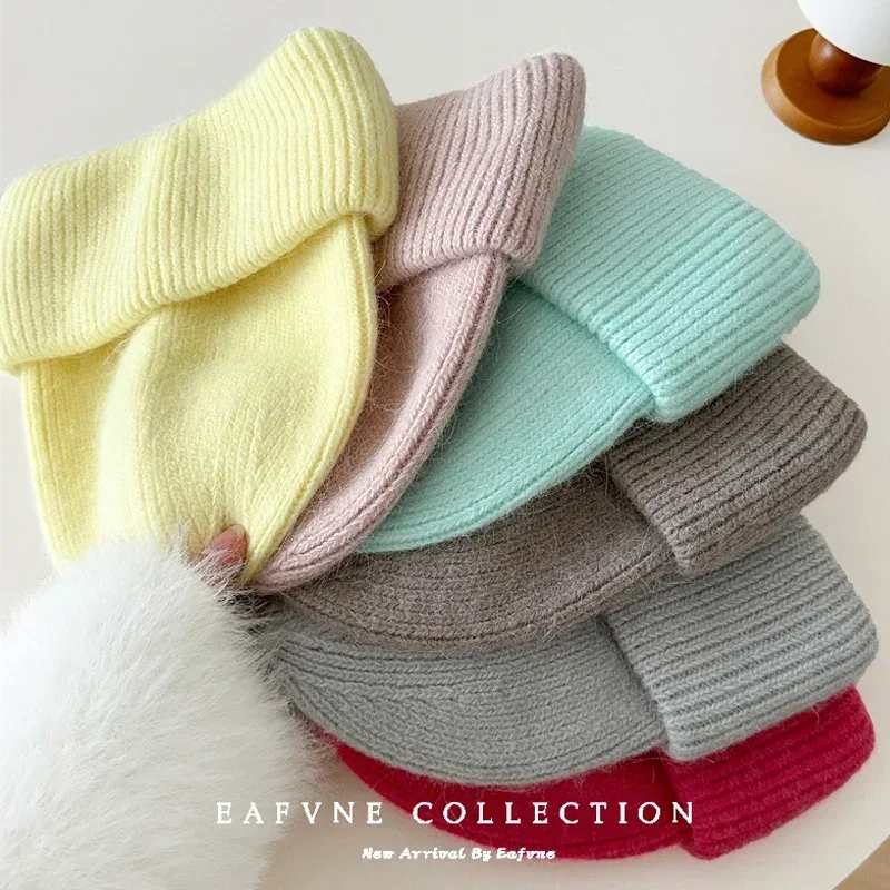 Knitted Beanie Hat For Women Winter