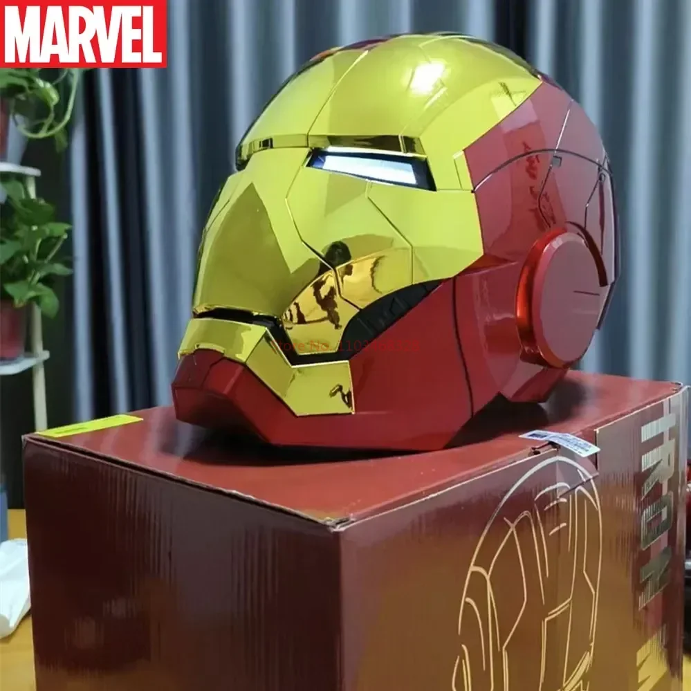 thumbnail image 1 of Casco Iron Man 1:1 Mk5 Mk50 Avengers War Machine Cosplay Eléctrico Abrir Cerrar Voz en inglés Control remoto Juguetes Regalos de cumpleaños, 1 of 5