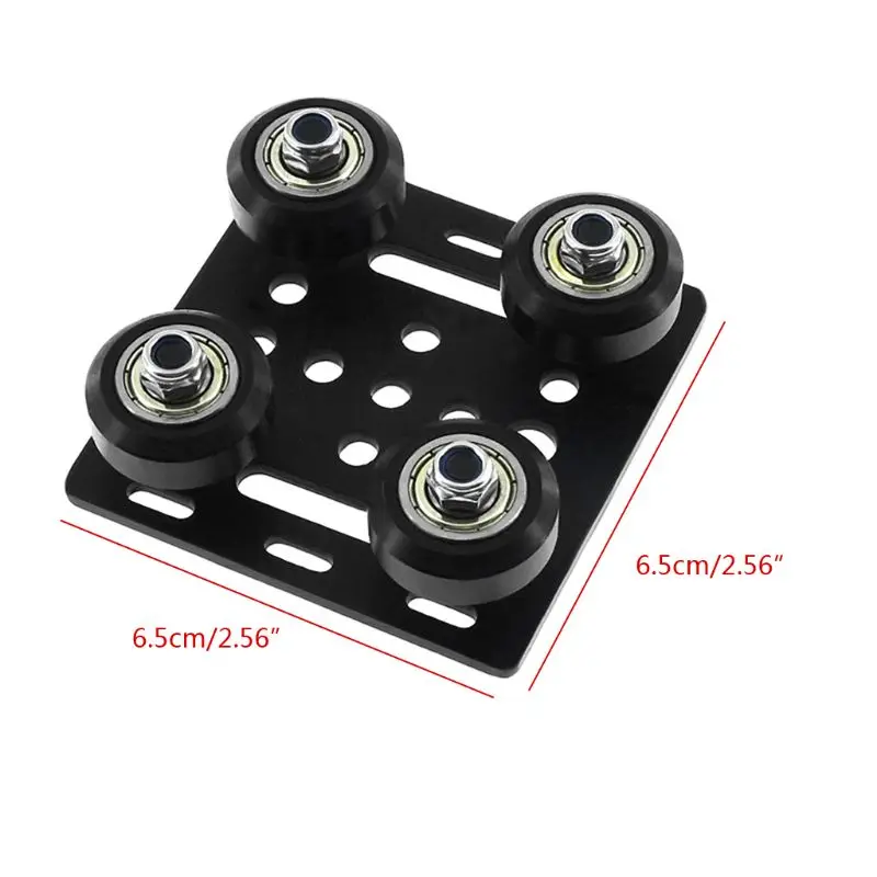 3D Printer Part 2020 V-Slot Gantry Plate Set 20mm Special Slide Plate for Aluminum Profiles V-slot Mini Five B2RC