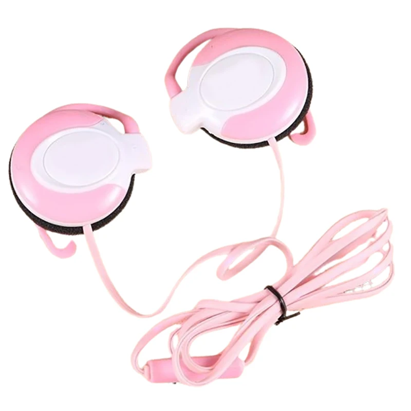 Versatile Wired Stereo Ear Hook Headphones with Microphone