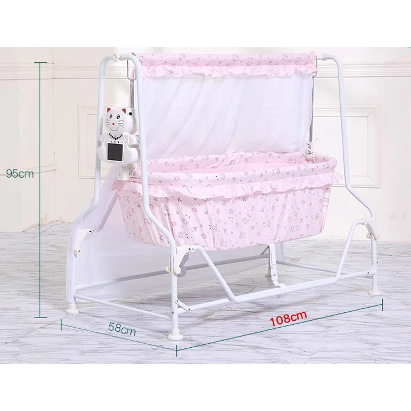 리모컨 포함 전기 흔들 침대