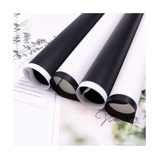 20 Sheets/lot 58CM Black White Nobility Wrapping Paper Matte Paper