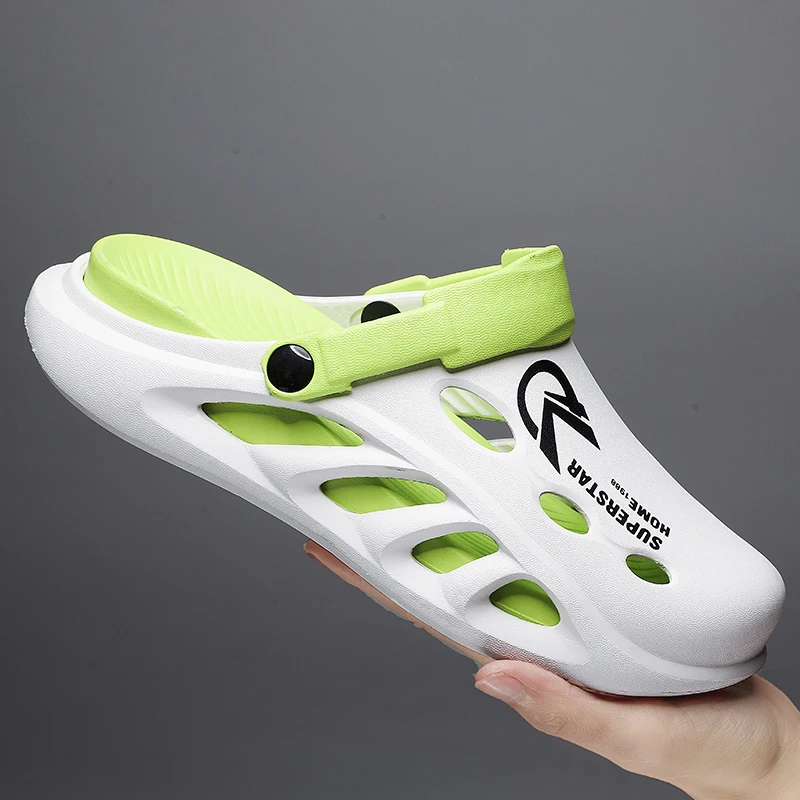 

Parent-child EVA Hollow Slippers Summer Couple's Light Shoes for Men High Quality Waterproof Home Sandals Women Comfortable Shoe