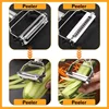 Kitchen Vegetable & Fruit Peeler – Stainless Steel Double-Head, 2-in-1 & 4-in-1 Options 5