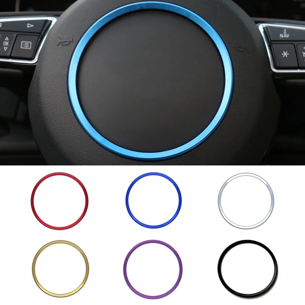 Premium Car Steering Wheel Decoration Ring Trim Cover Sticker
