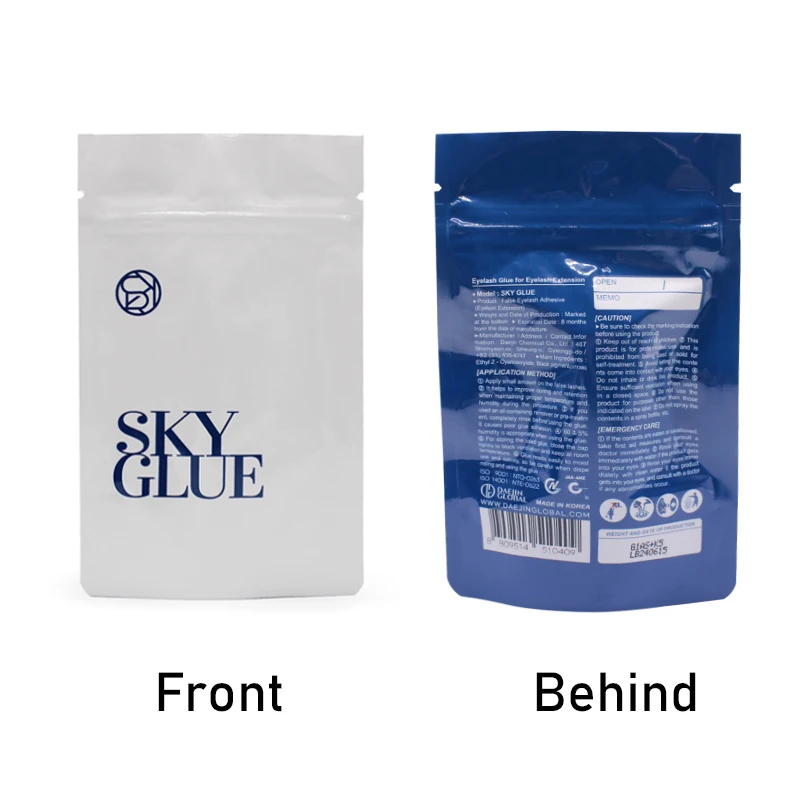 10 Bottles SKY Glue For Eyelash Extension Korea 5ml Black Red Blue Cap Beauty Health Lava Lash Shop Makeup Tools Adhesive 6