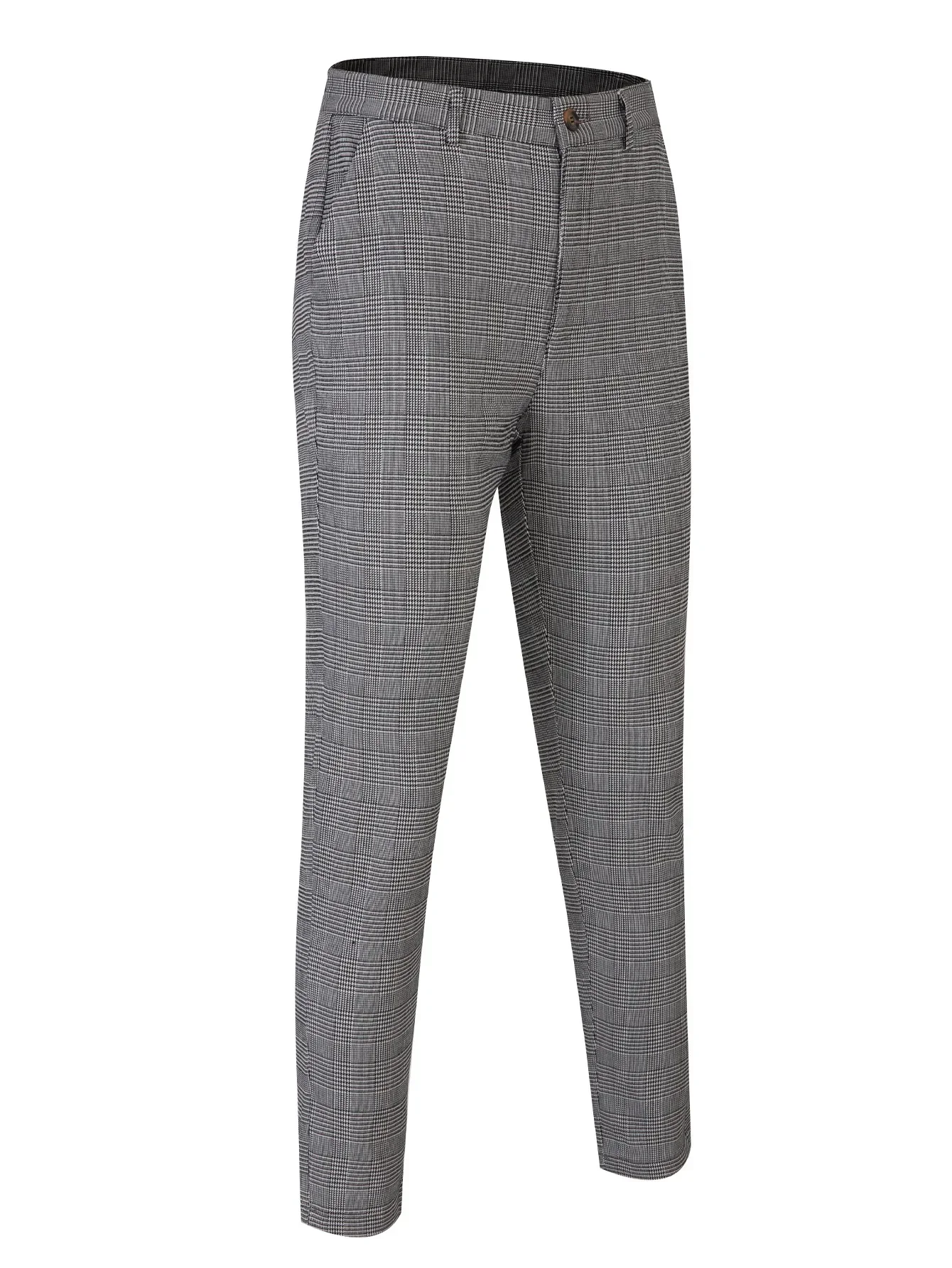 Customizable Mens Casual Plaid Pants Trousers MCK412015 4