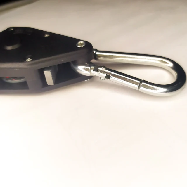 4Db Sátor Kötélfeszítő Szíjtárcsa Beállító Csat, Fém -Szerelvények Emelőhuzal, Kültéri Árnyék Vitorla Növény Grow Könnyű Zsinór - Image 2