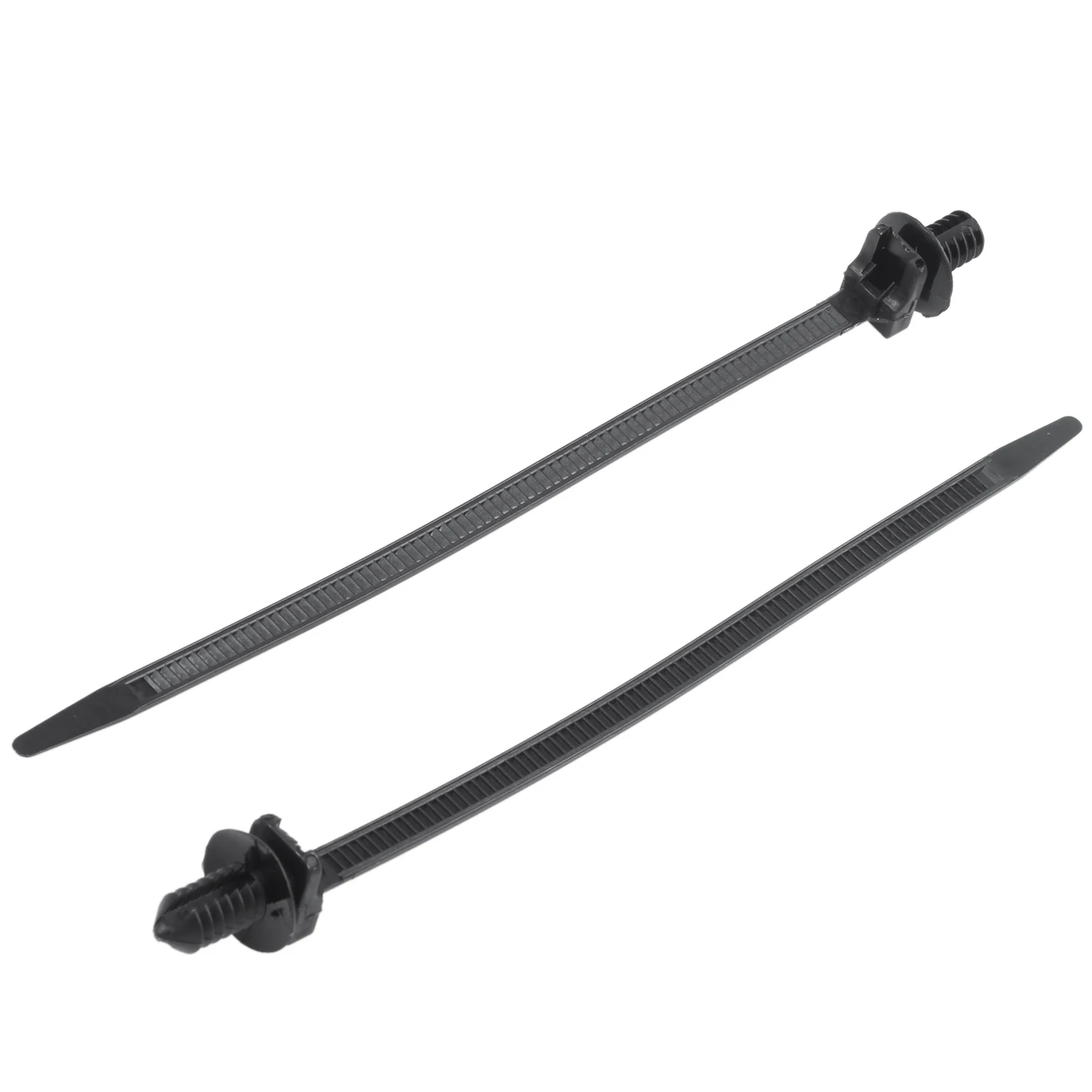 나일론 푸시 마운트 자동차 돔 케이블 지퍼 타이, 길이 162mm, 20 개, 블랙