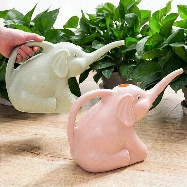 Cute Elephant - Shaped Watering Cans PP Pot Gardening Tools Water Bottle Household Small Water Spray Pot 4