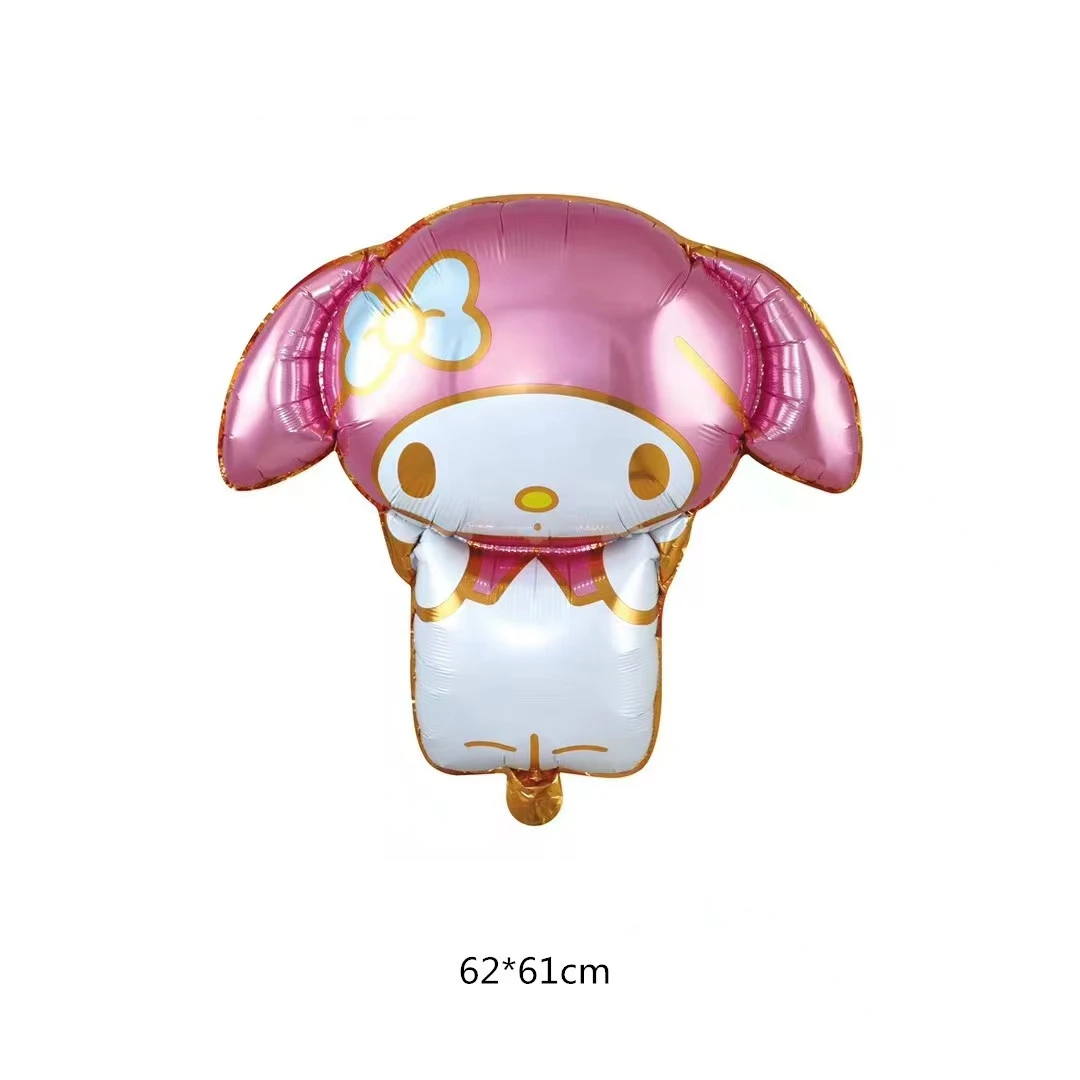 thumbnail image 1 of Globo temático de Sanrio con forma de perro canela, pudín de melodía Kulomi, globo decorativo de cumpleaños con forma de perro, 1 of 5