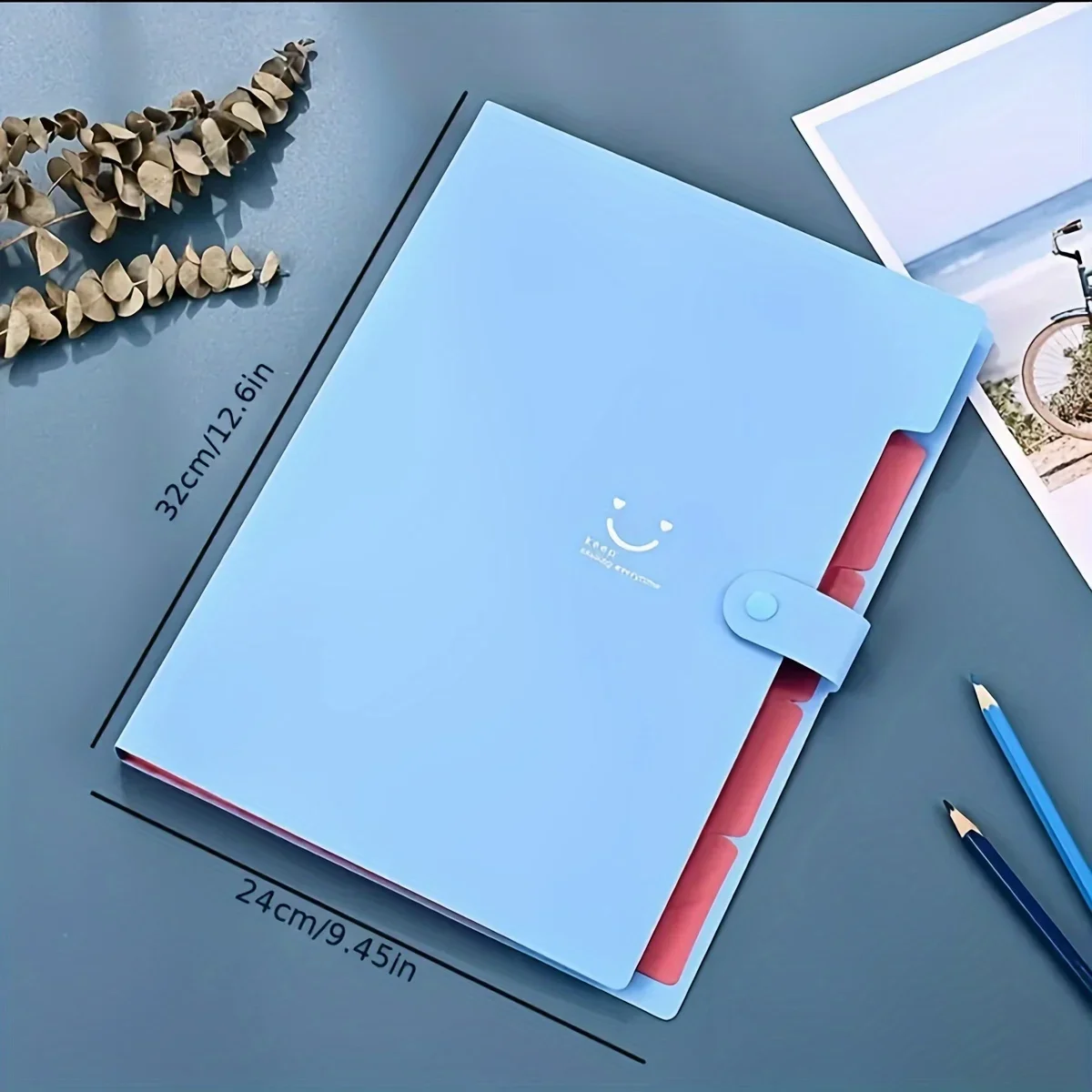 다채로운 색상의 다층 A4 파일 폴더, 내구성 있는 PP 소재, 창의적인 오거나이저 스타일, 스냅 잠금 방식, 학생용 수납함