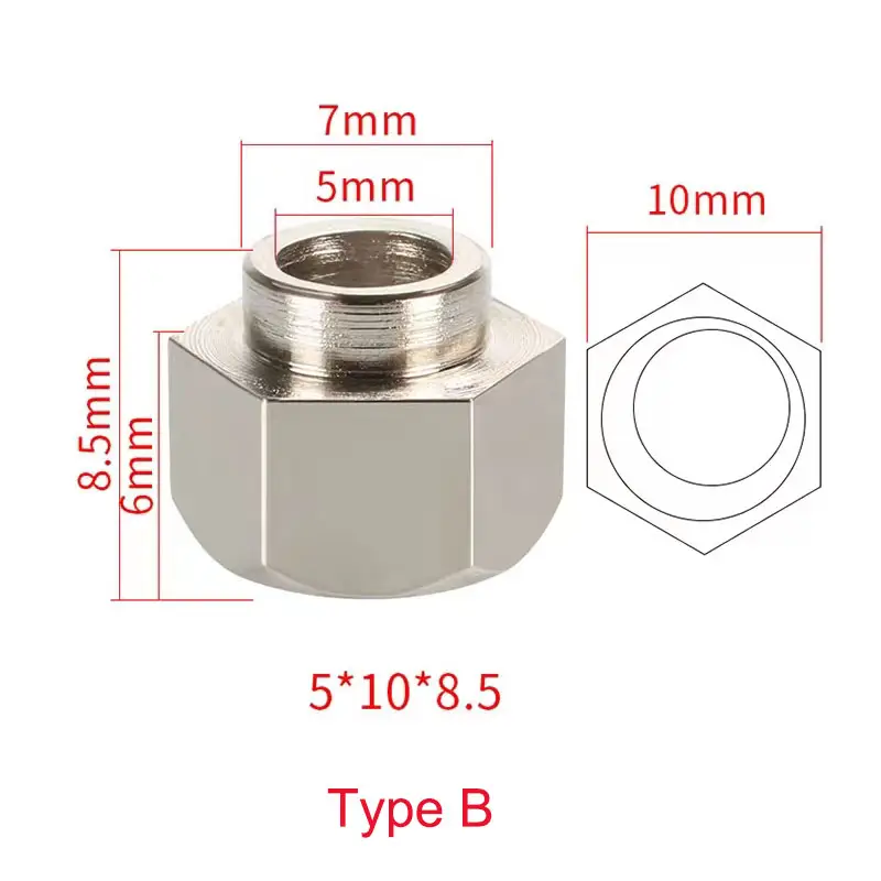 5/10pcs Openbuilds Eccentric Spacer 6/8mm V-Slot Rail V-Wheels Eccentric Column Isolation Screw Nut Bore 5MM 3D Printer Parts image 3