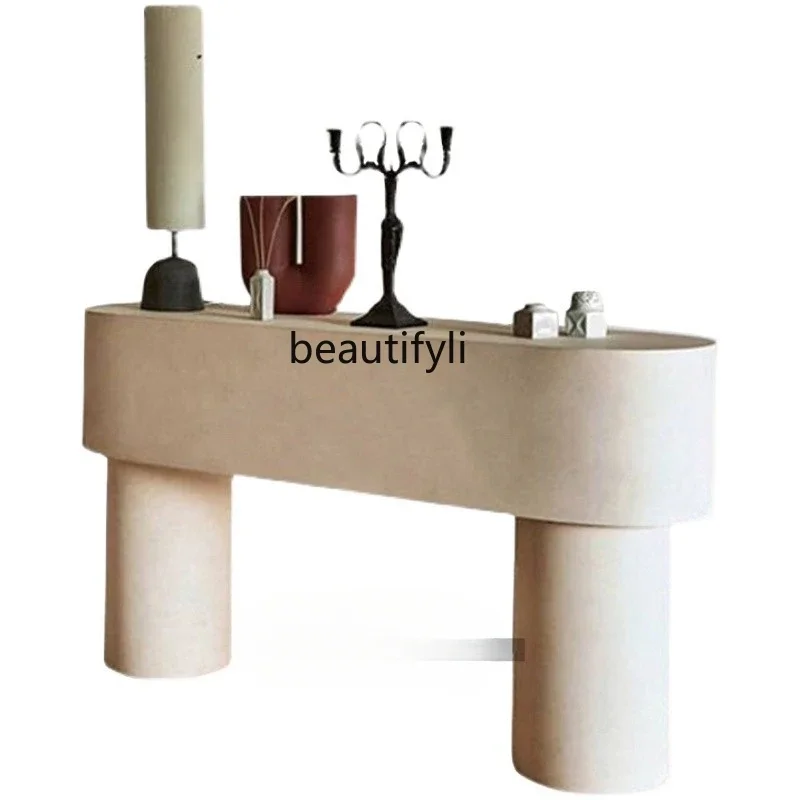 

Design Creative Console Desk Simple Modern Misty Style Model Room Entrance