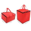 Insulated Bag Multi Size Non Woven Fabric Warmer Keeping Aluminum Foil Baking Portable Insulation Bag Pizza Delivery Bag 5