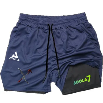 Year-round JOOLA 2-in-1 Pickleball Shorts Men Quick Dry Breathable Gym Running Training Shorts 1