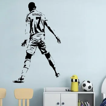 Football Player Wall Decal 1