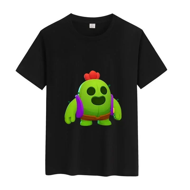 thumbnail image 1 of Camiseta con estampado de anime para niños y adolescentes, disfraz de Leon Spike, ropa de algodón para niños, divertida camiseta informal para niño y niña, 1 of 5