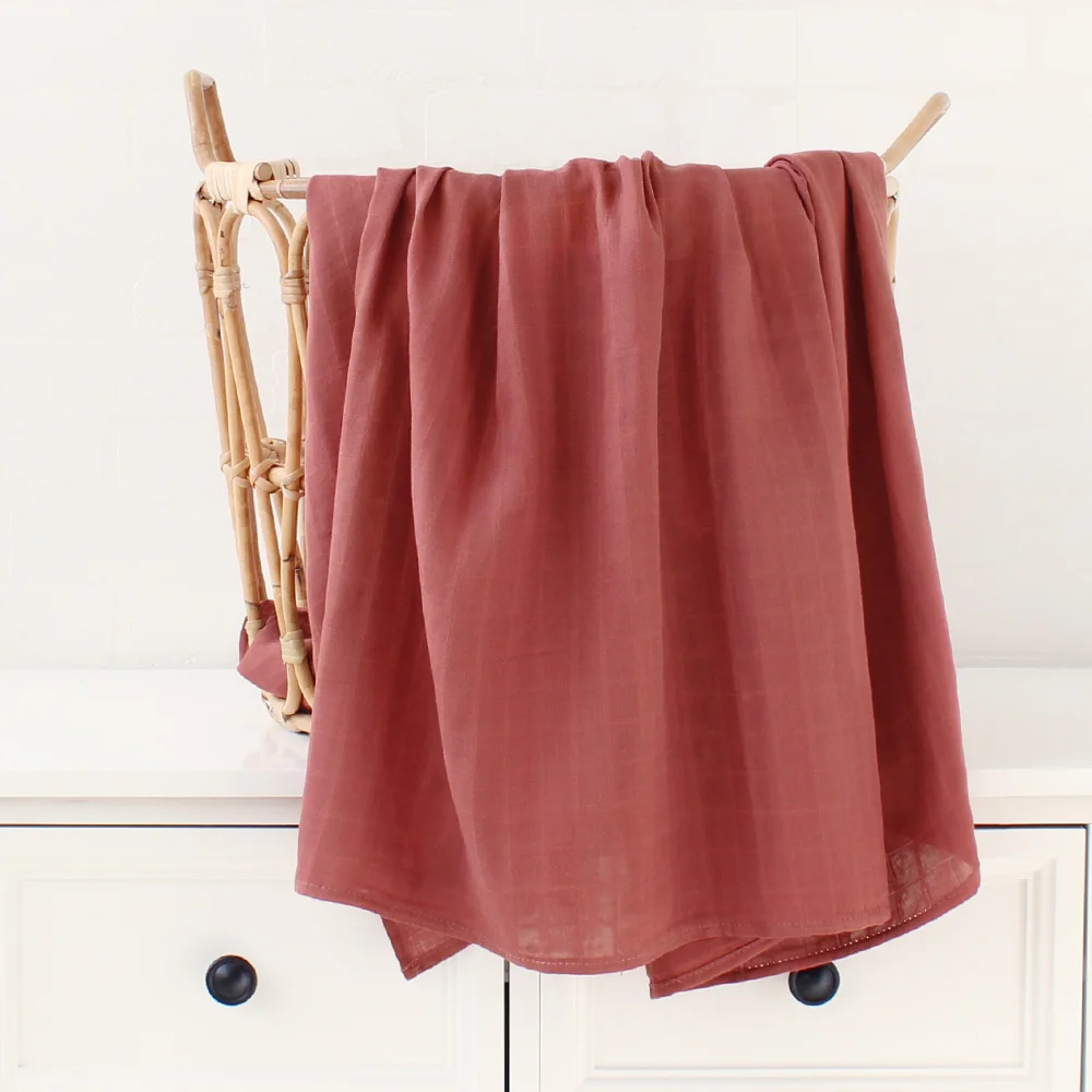 Faixa de musselina para bebê de algodão de bambu, 2 camadas, fralda de musselina floral para recém-nascidos