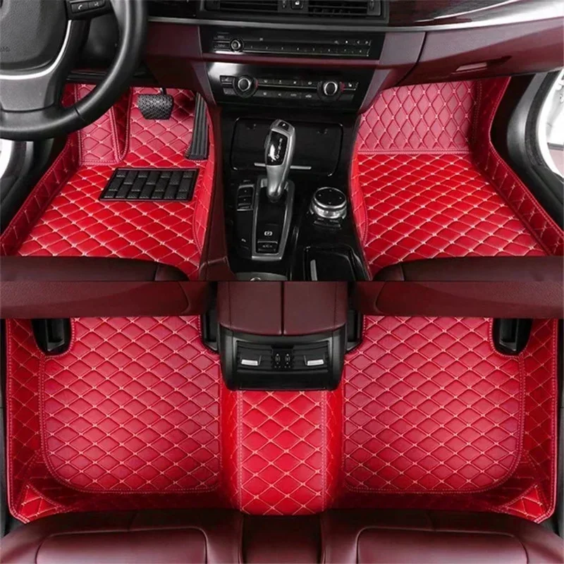 Red beige 5 seats